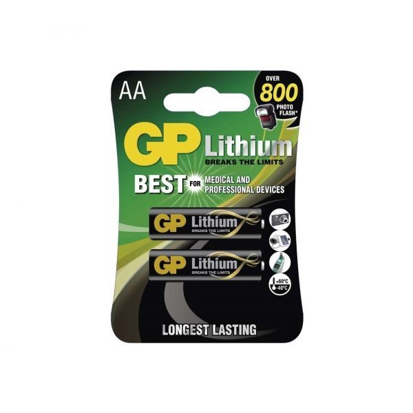 Baterie GP Lithium AA FR6, 1.5V - 4ks