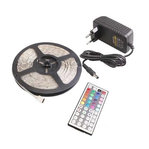 Levně Magg SLPASB2 LED pásek 5m, 30LED/m, 5050, RGB, adaptér, dálkový ovladač