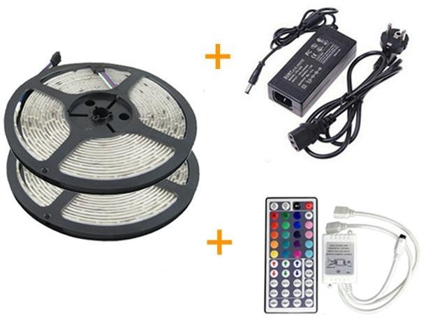 10m RGB LED pásek 5050 Bentech s dálkovým ovladačem