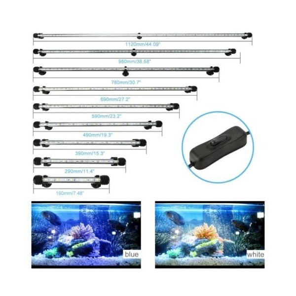 15 LED vodotěsné osvětlení pro akvária