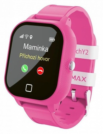 Chytré hodinky Lamax WatchY2 růžové