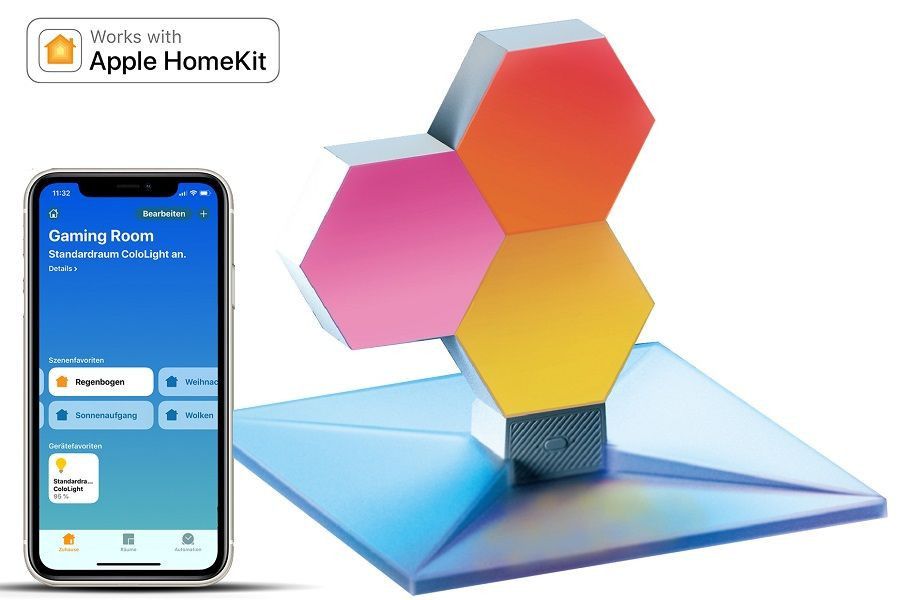 Cololight PLUS - smart Wi-Fi osvětlení, základna se 3 bloky, HomeKit verze