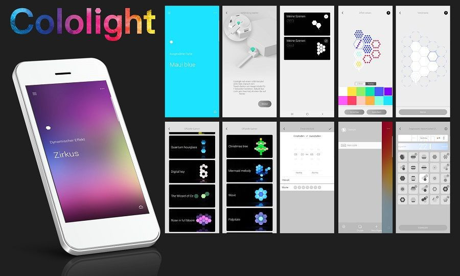 Cololight PLUS - smart Wi-Fi osvětlení, základna se 3 bloky, HomeKit verze