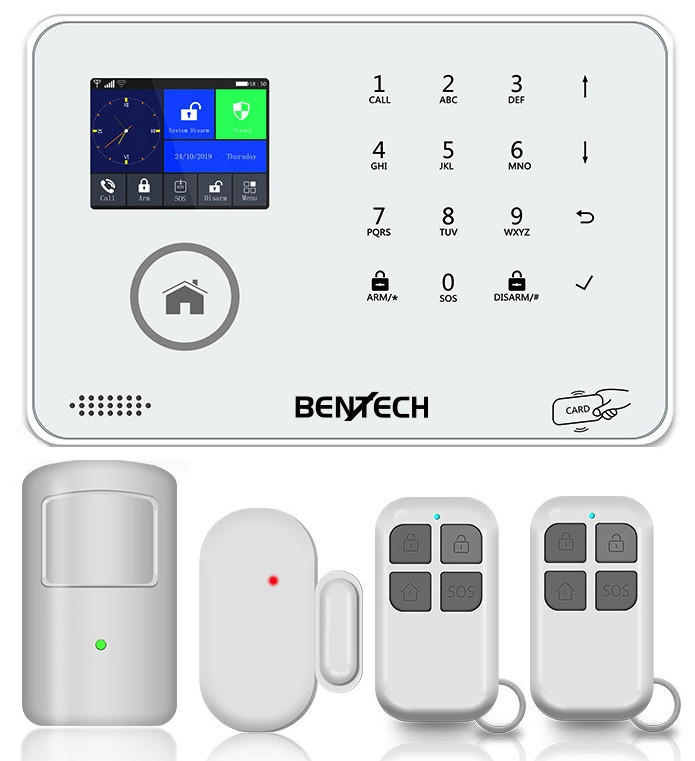 Bezdrátový GSM a WIFI alarm BENTECH WF40C