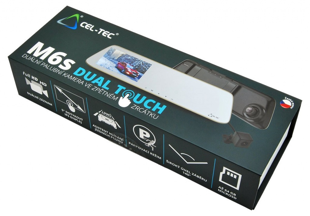 Autokamera CEL-TEC M6s Dual Touch