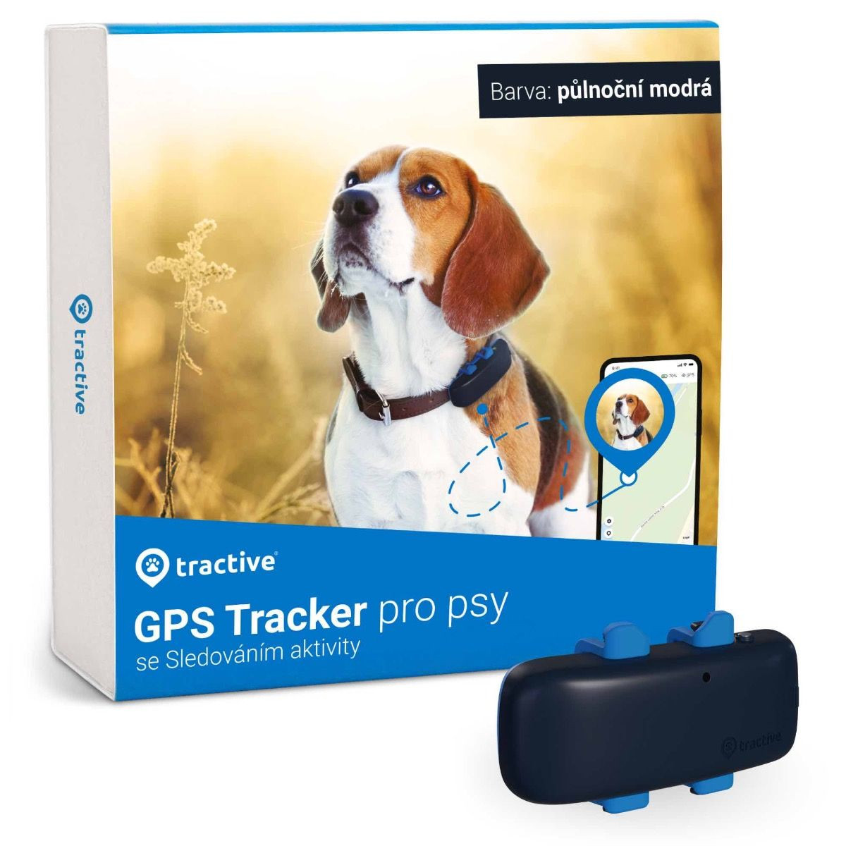 Levně Tractive GPS DOG 4 - GPS sledování polohy a aktivity pro psy (2021) TRNJAWH