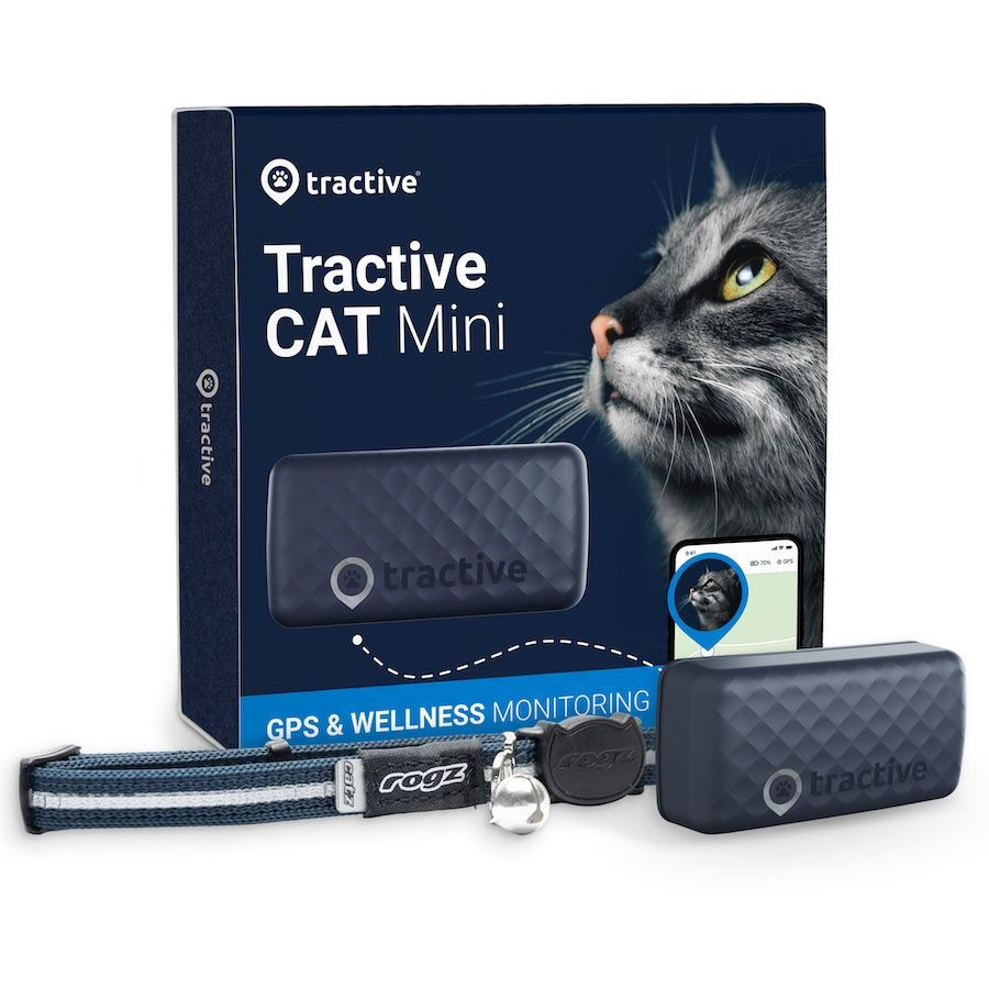 Levně Tractive GPS CAT Mini, tmavě modrý