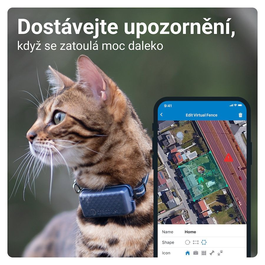 GPS lokátor pro kočky Tractive GPS CAT Mini