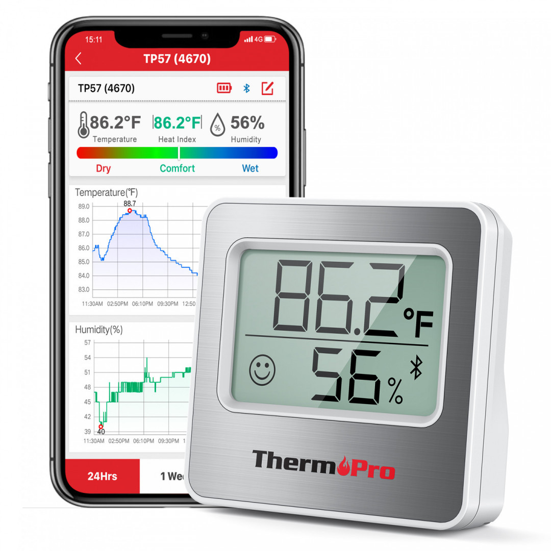 Digitální teploměr a vlhkoměr ThermoPro TP-357