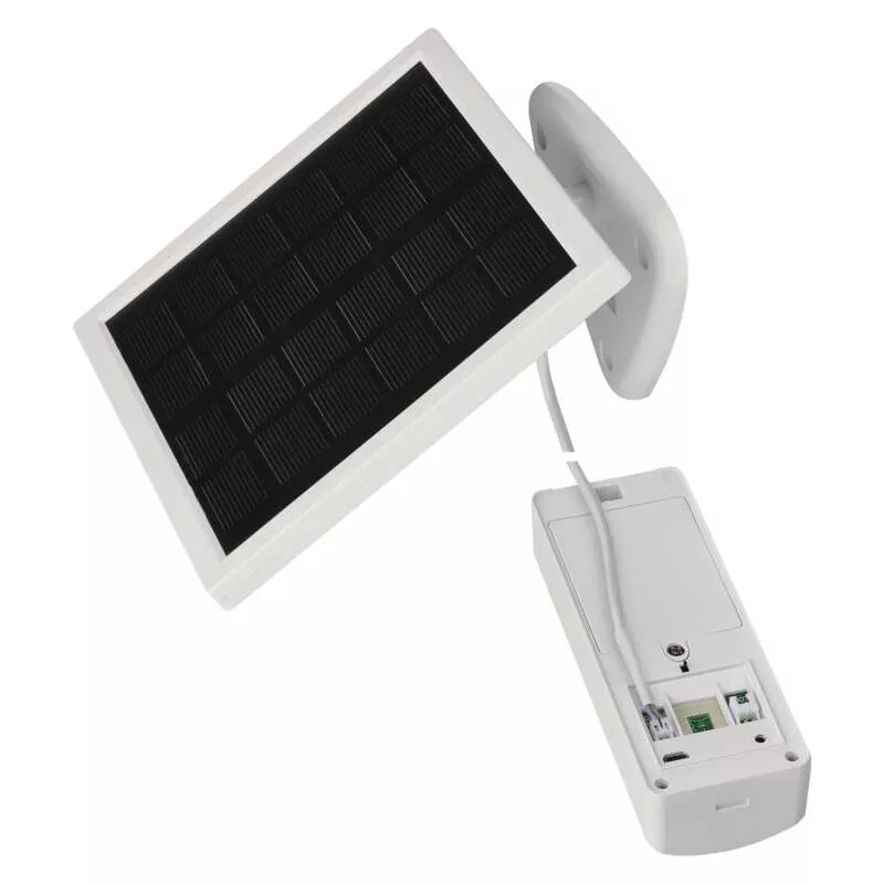 Domovní bezdrátový bateriový videozvonek EMOS IP-09D s Wi-Fi a solárním panelem