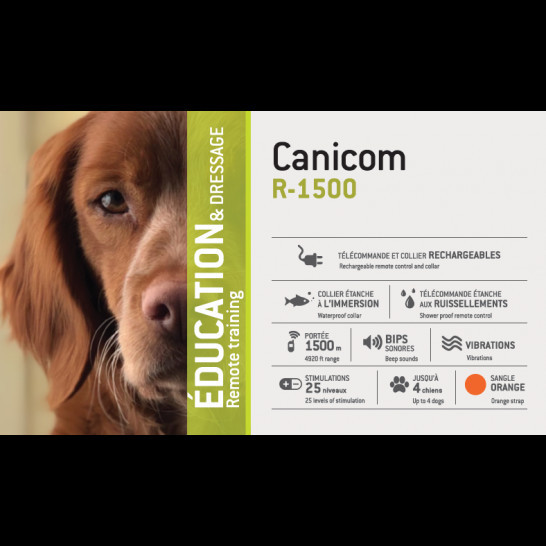 Elektronický výcvikový obojek CANICOM R-1500