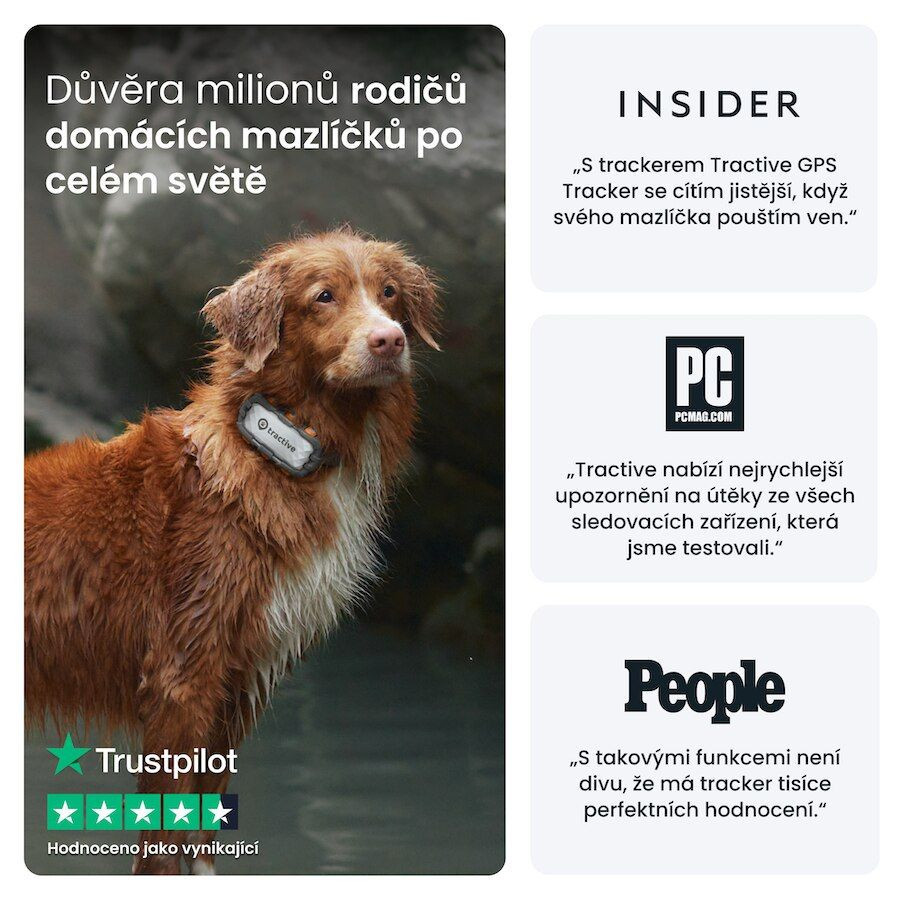 Tractive GPS DOG XL lokátor pro psy - Adventure Edition