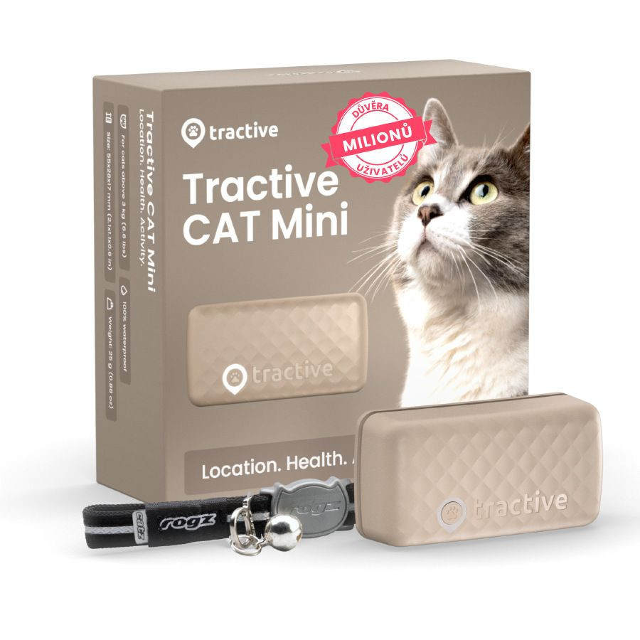 GPS lokátor pro kočky Tractive GPS CAT Mini