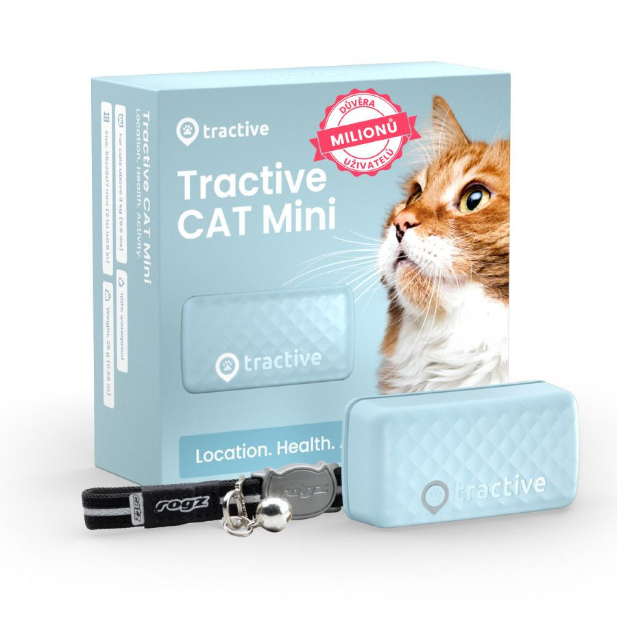 GPS lokátor pro kočky Tractive GPS CAT Mini