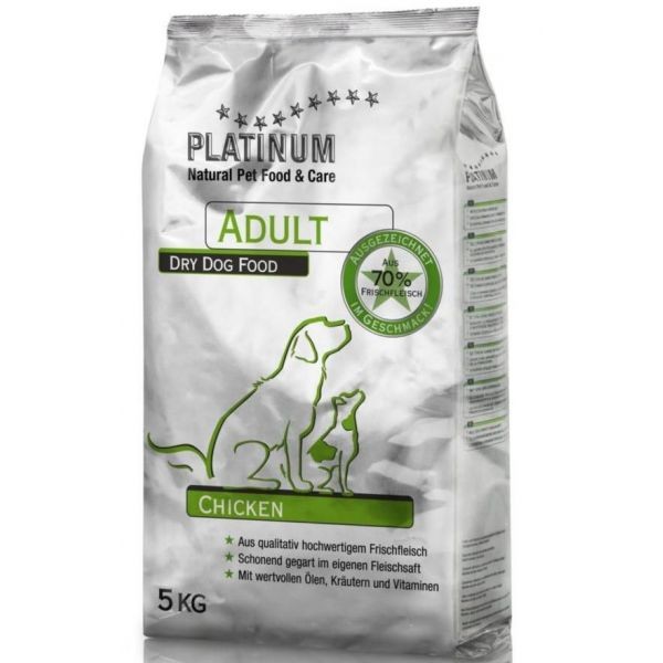 Levně Platinum Natural Adult Chicken 5 kg
