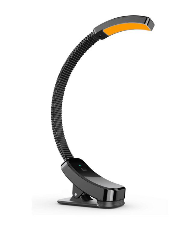 LED lampička na čtení bez modré složky Bentech D128AB - oranžové světlo