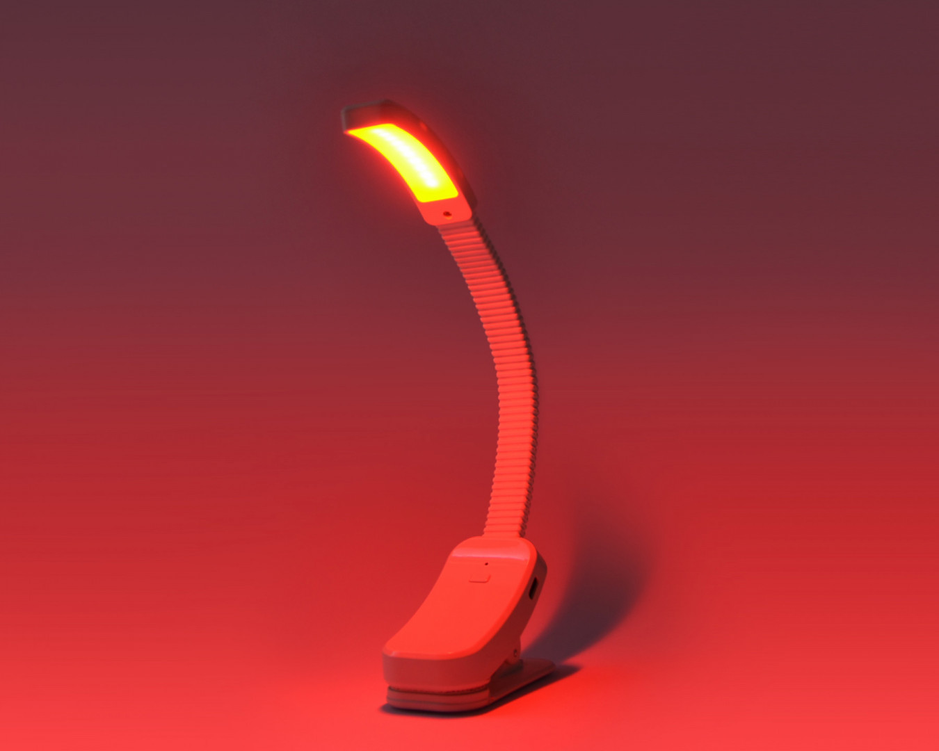 LED lampička na čtení bez modré složky Bentech D128RW - červené světlo