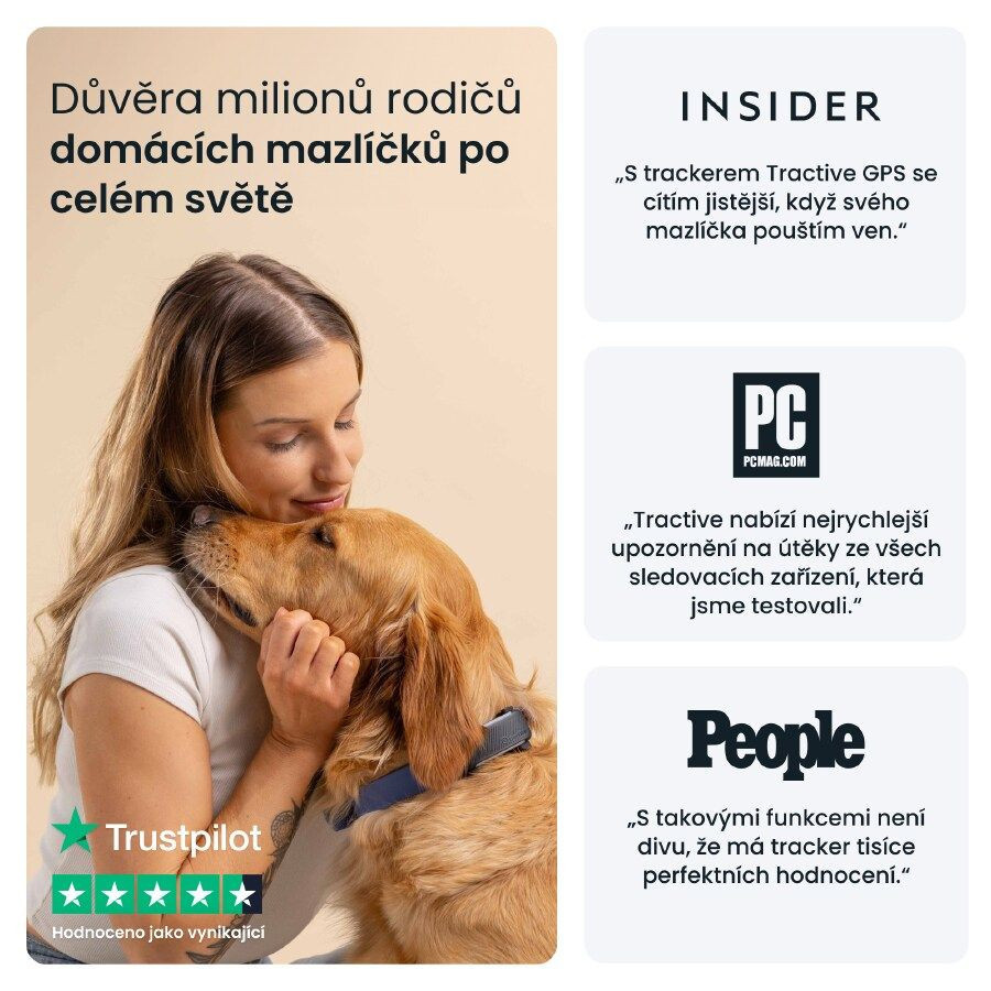 Tractive GPS DOG 6 lokátor pro psy