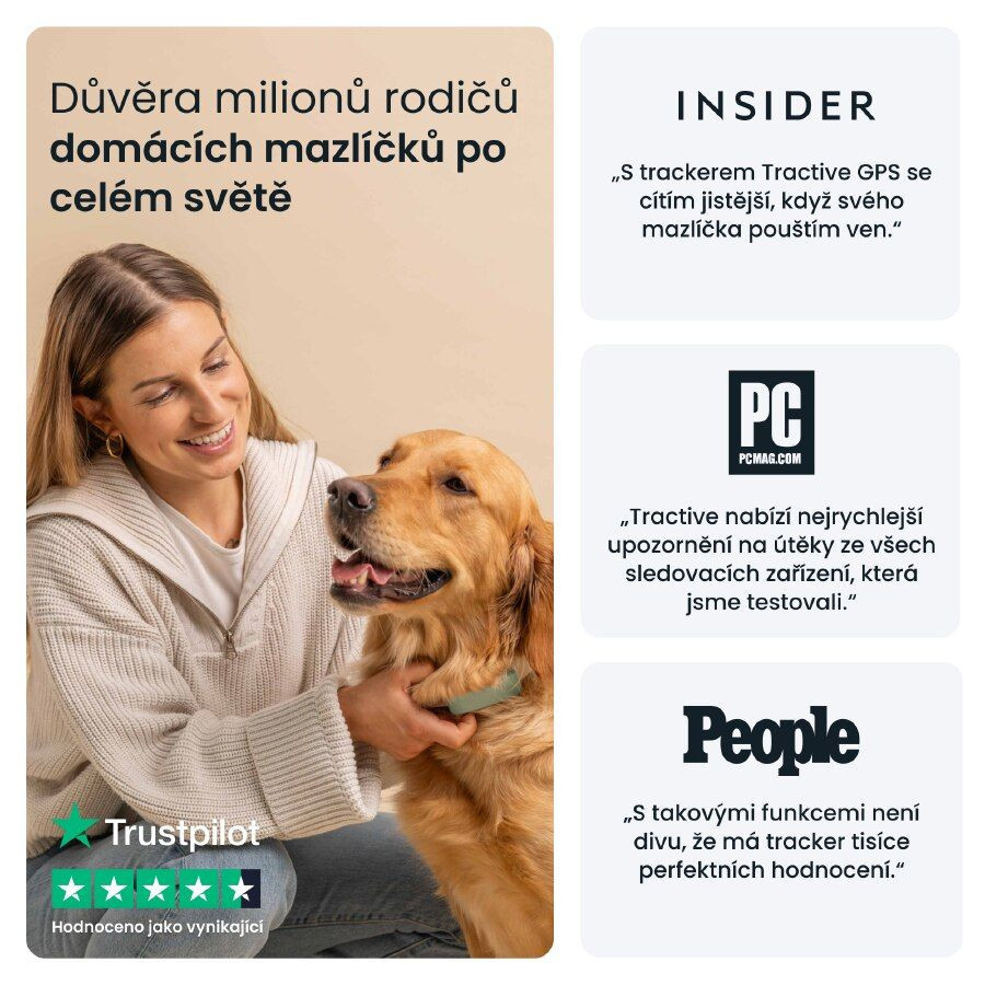 Tractive GPS DOG 6 lokátor pro psy