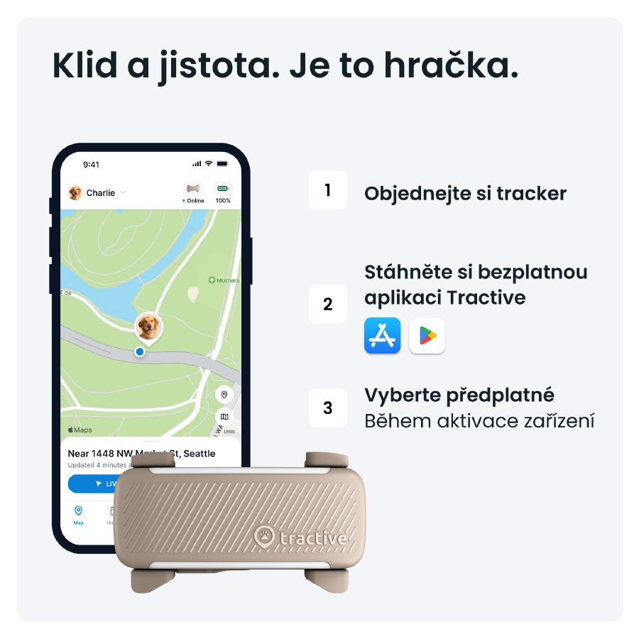 Tractive GPS DOG 6 lokátor pro psy