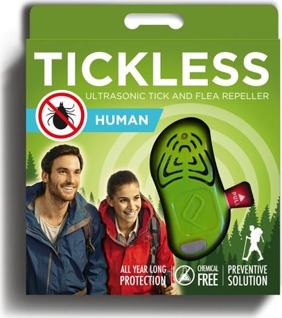 Levně TickLess Human proti klíšťatům, zelený PRO10-203