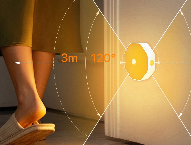 LED noční světlo bez modré složky LumiDream Solis - Amber