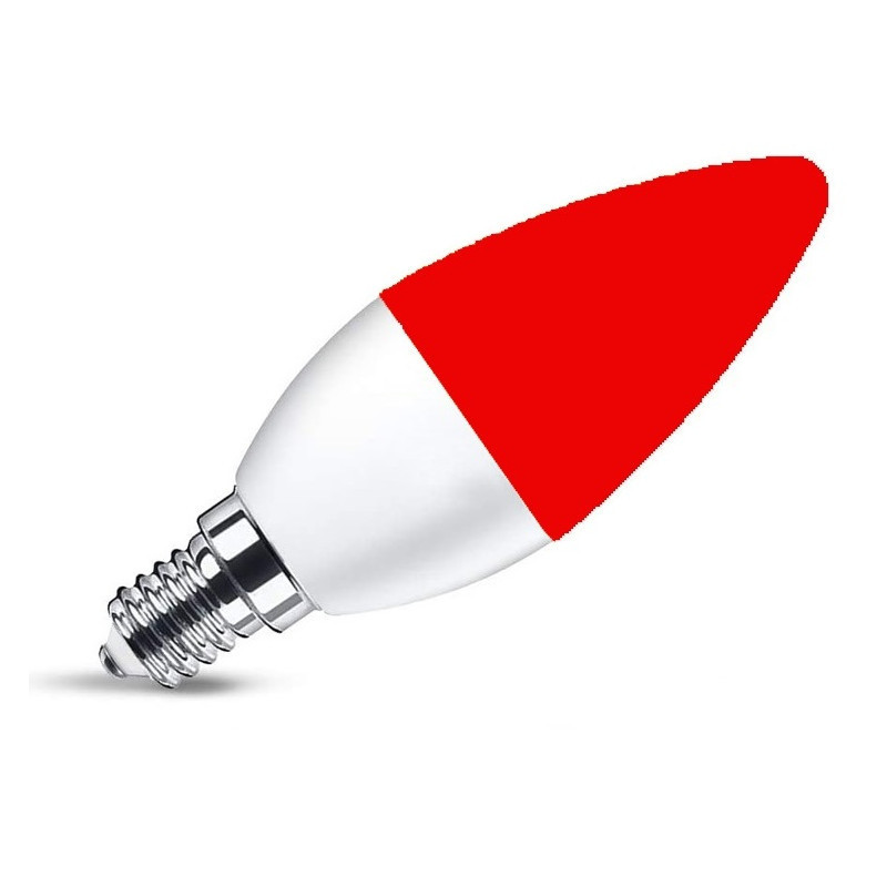 3W LED žárovka bez modré složky LumiDream - Red (E14)