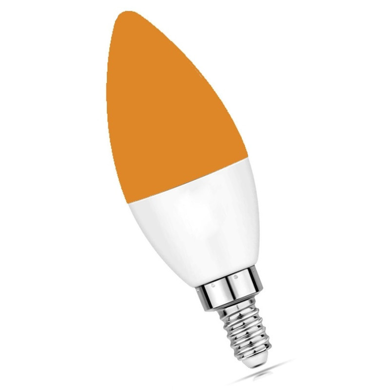 3W LED žárovka bez modré složky LumiDream - Amber (E14)